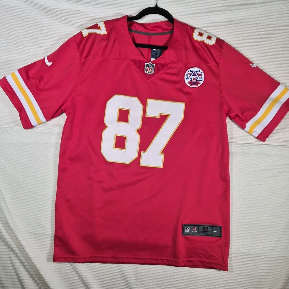 Nike Kansas City Chiefs Travis Kelce #87 NFL On Field Jersey Mens Medium Red